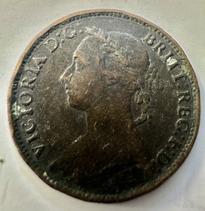 REGATUL UNIT - VICTORIA - FARTHING 1891 - Img 2