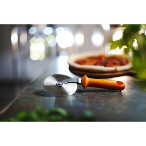 Rola taiat aluat/pizza , HENDI, Portocaliu, ø97x130mm - Img 2