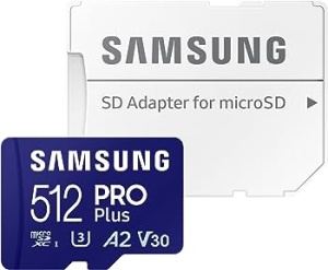 SAMSUNG PRO Plus 512GB microSD UHS-I U3 Full HD 4K UHD 180MB/s Read 130MB/s Write Memory Card Incl. SD-Adapter 2023 "MB-MD512SA/EU" - Img 2