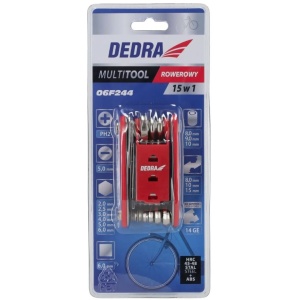 Scula multifunctionala pentru bicicleta, 15 in 1, Dedra - Img 2