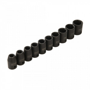 Set 10 tubulare impact , 1/2, otel forjat, 10-22mm, Silverline - Img 2