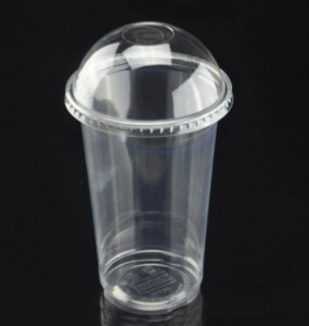 Set 100 pahare cu capac bombat, gradat 400ml, capacitate maxima 500ml, 97mm