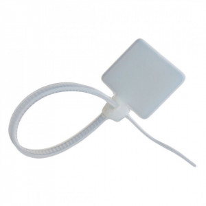 Set 12 coliere mini cu eticheta, cabluri electrice, panou electric, 110 mm, 25 x 12 mm , VKTools - Img 2