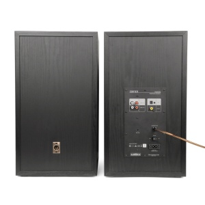 Set 2 boxe active premium pentru PC, muzica, gaming, 150W, 3 cai, telecomanda, sunet HI-FI, incinte lemn NEGRU, bluetooth, Edifier R2850DB-BK - Img 2