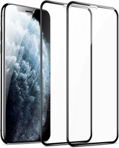 Set 2 folie sticla securizata , sablon montare, Tempered Glass iPhone XS Max, ESR - Img 3