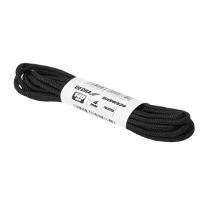 Set 2 sireturi incaltaminte, universale, 140cm, negre, semi-elastice, Dedra - Img 2