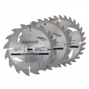Set 3 discuri, 135 x 12.7 - 10mm, 16, 24, 30 dinti, Silverline