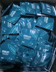 Set 300 plicuri ceai premium, piramida, aroma MENTA, 2.25g, ambalat individual, cafenea, hotel, restaurant, pachet economic,Evolet - Img 2