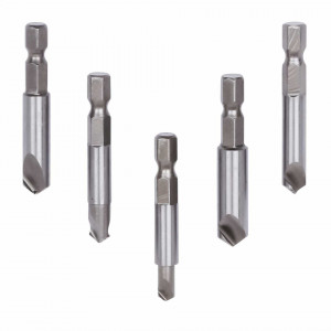 Set 5 piese extractor suruburi avariate, lungime 50 mm, Silverline - Img 2