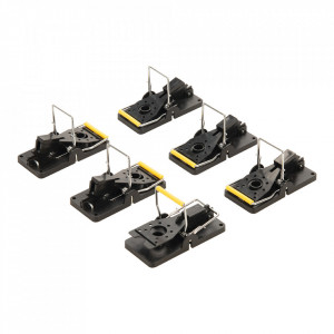 Set 6 capcane soareci, mecanice, 98 x 48 mm, Fixman - Img 1