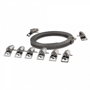 Set 9 piese colier metalic, 2.5m, 8 prinderi, Plumbob