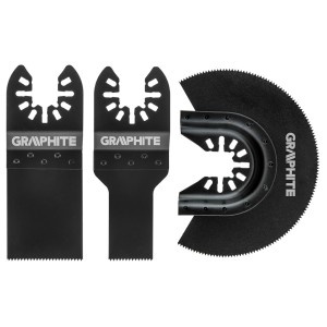 Set accesorii taiere lemn pentru multifunctional cu vibratii 3 buc.