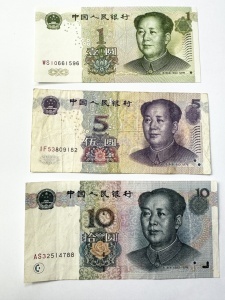 Set Bancnote China - 1/5/10 Yuan 1999-2005