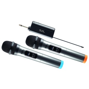 Set microfon, fără fir, 2xMIC, 20 m