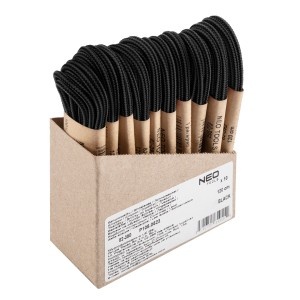 Sireturi pentru pantofi de lucru 120cm, negru