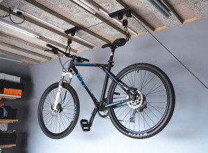 Sistem depozitare bicicleta pe tavan, 20Kg, Silverline - Img 3