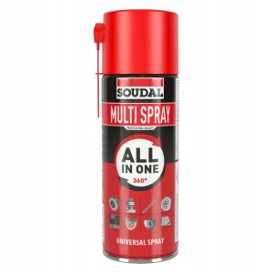 Spay profesional lubrifiere, curatare, ulei penetrant componente mecanice, 400ml, Soudal