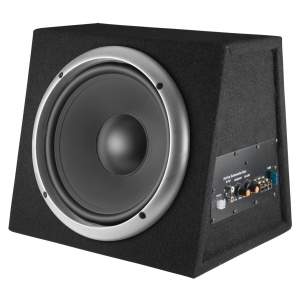 Subwoofer activ, închis, 250 mm, 4 Ohmi, 200 W