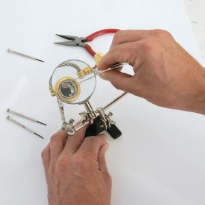 Suport 2 brate cu lupa pentru lipituri letcon, Silverline - Img 4