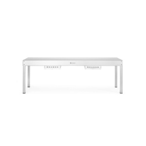 Suprastructura incalzita cu lampi de halogen, HENDI, Argintiu, 230V/1000W, 1000x400x(H)400mm, Rectangular