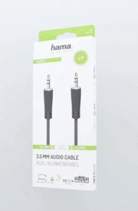 Sztereó audiokábel, 3,5 mm-es jack 3,5 mm, 3 m, HAMA