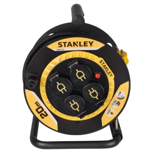 Tambur de cablu STANLEY, IP44, cu cablu de 20 m, 3G1.5 - Img 3