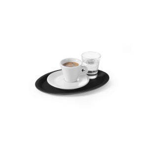 Tava servire ovala, 16x23 cm, Hendi, poliester armat cu fibra de sticla, suprafata anti-alunecare, neagra - Img 2