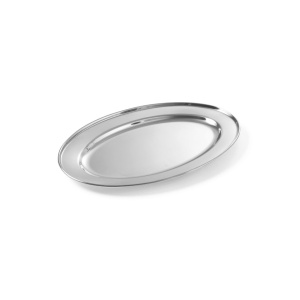 Tava servire ovala, 50x35 cm, din inox, Hendi