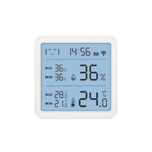 Termometru și higrometru, ceas, smart - Img 2