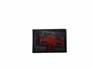 Textil tapasz, hímzett hímzett tapasz, hot-fix, 70 x 50mm, Team F1 Speedway, Wenco - Img 3