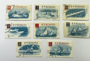 Timbre România R.P.R. 1962 – Sporturi Nautice
