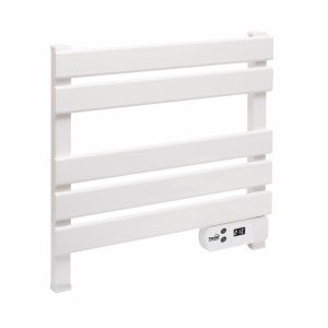 Uscător electric de prosoape montat pe perete, alb, 150 W