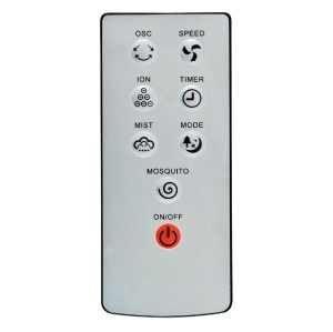 Ventilator cu umidificare, negru, 45 cm, 90 W - Img 4