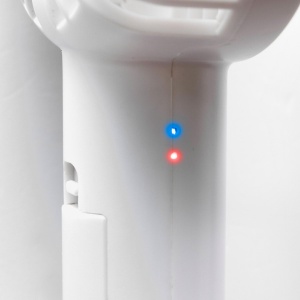 Ventilator de mana, cu dinam, 9 cm, alb - Img 3