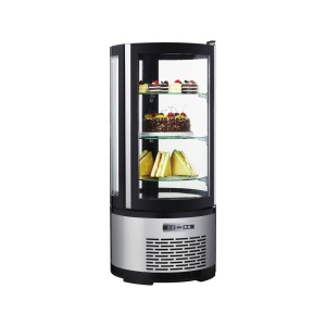 Vitrina frigorifica de prezentare interval temp. 0°C–6°C , 210 W, corp inox, ARKTIC by Hendi, 480x(H)1030 mm, 100 L, Clasa energetica C