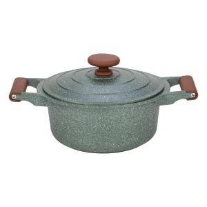 „Ωmega” oala cu strat antiaderent de piatră si capac 28cm - Img 2