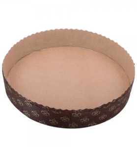 10 darabos csomag kerek sütőforma piskótához, tésztához, süteményekhez, 170 x 35mm, 500gr