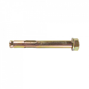 10 db betonrögzítő csavar készlet, horganyzott acél, anya M12 - 12 x 55 x 100mm, Fixman - Img 2