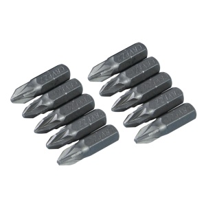 10 db-os Cr-V, PZ2, hatlapos 1/4-es, króm-vanádium, szállító doboz, Silverline