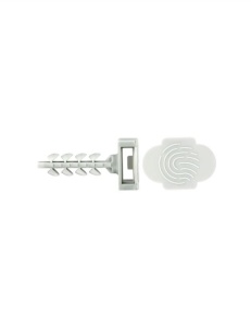 100 darabos nejlon dübel készlet fejjel műanyag kantárhoz, 6 x 25mm, fekete, Celo - Img 3