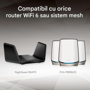 Adaptor USB Wireless profesional, NetGear AX1800, WiFi 6, USB 3.0, 600-1200 Mbps, NETGEAR Nighthawk - Img 6