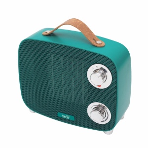 Aeroterma ceramica PTC, portabila,1500W, verde - Img 1