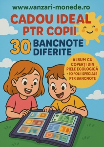 Album + 30 Bancnote diferite + 10 folii speciale pentru bancnote - Img 10
