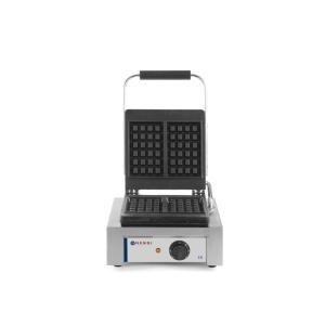 Aparat preparare vafe/waffles, profesional, 1500W, suprafata gatire din fonta cu start anti-lipire, 480x320x(H)226 mm, Hendi - Img 2