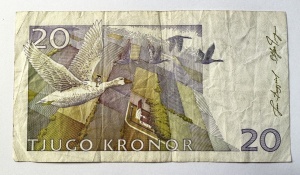 Bancnota Suedia - 20 Kronor 1997 - Img 2