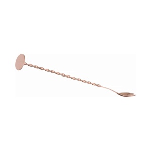 Bar lingura cu muddler, Bar up, Cupru, 280x35mm