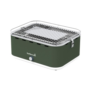 Barbecook BC-CHA-1018 Carlo grătar de masă cu cărbuni, verde, 44x33x21cm - Img 1