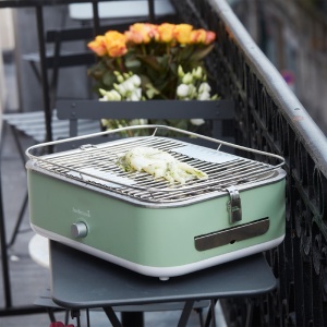 Barbecook BC-ELE-1002 E-Carlo grătar electric de masă, verde, 42,5x33x16,5cm - Img 2