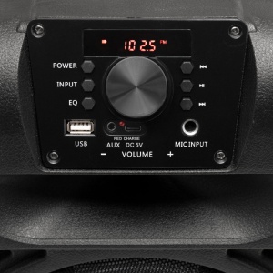 Boxa portabila, sistem audio pe 2 cai, subwoofer bass-reflex, Bluetooth, radio FM, afisaj digital, efect de lumina LED, SAL PAR20BTC - Img 3