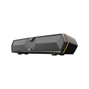 BOXE EDIFIER Gaming desktop, RMS: 5W (2.5W + 2.5W), Bluetooth 5.3, USB-A, RGB, sound card/ mic, dim. 485x70x80mm, black, "MG300-BK" - Img 2